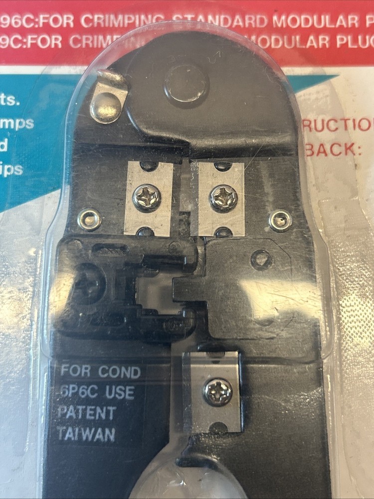 NOS Modular Telephone Plug Crimping Tool HT-2096C Crimping Standard Modular Plug