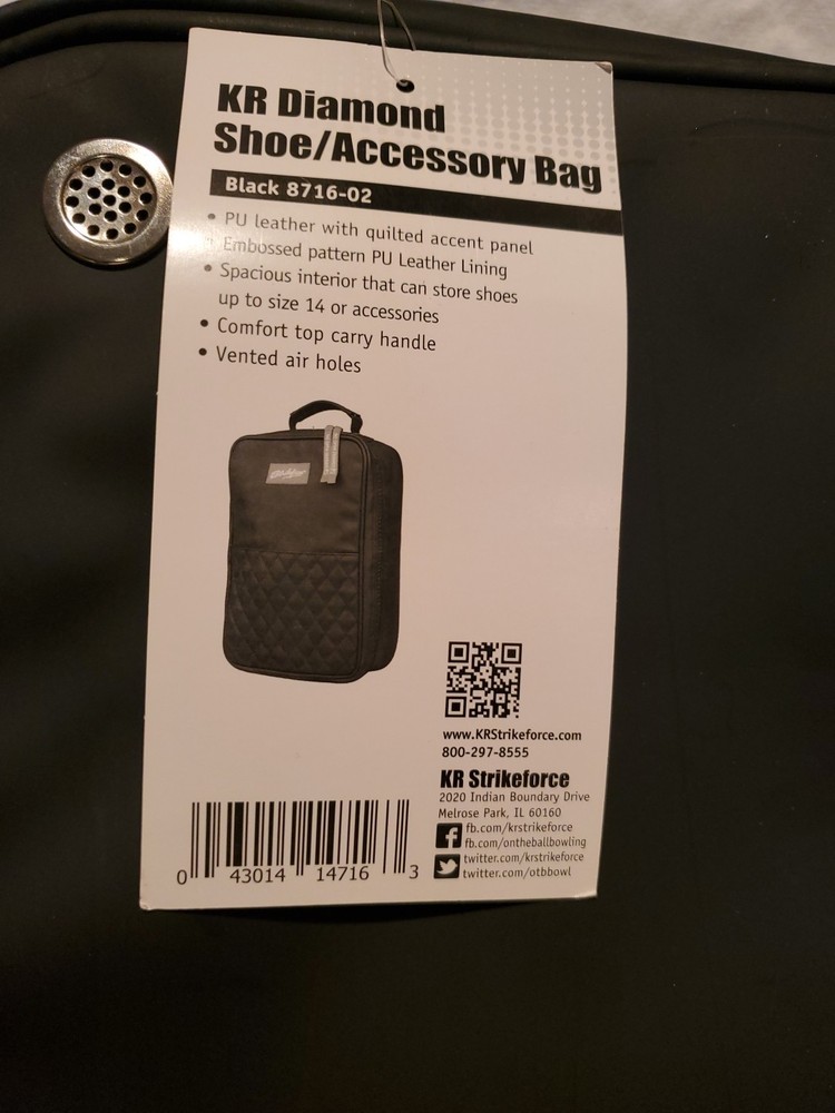 KR Strikeforce Diamond Bowling Shoe/Accessory Bag