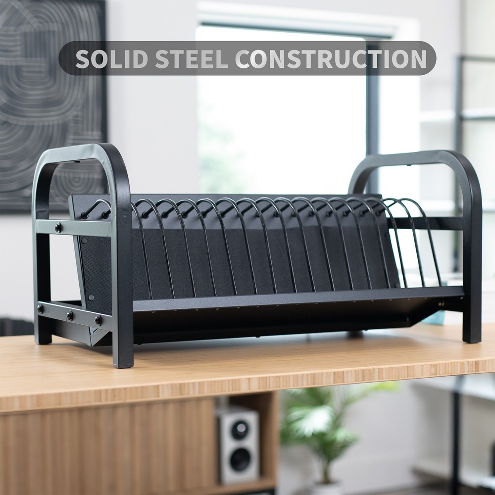 VIVO Black 16-Device Open Charging Station