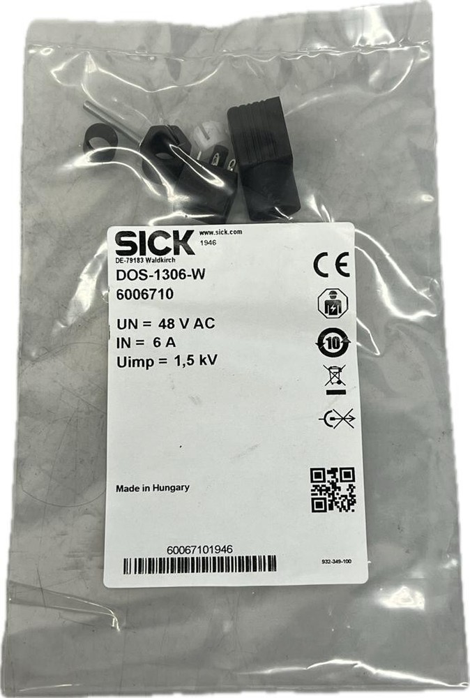 Sick cable socket DOS-1306-W connector 6006710 cable socket