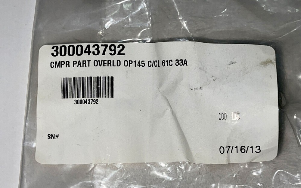 Daikin McQuay 300043762 OP145 Compressor Overload Cable Harness DC/DC  Inrush