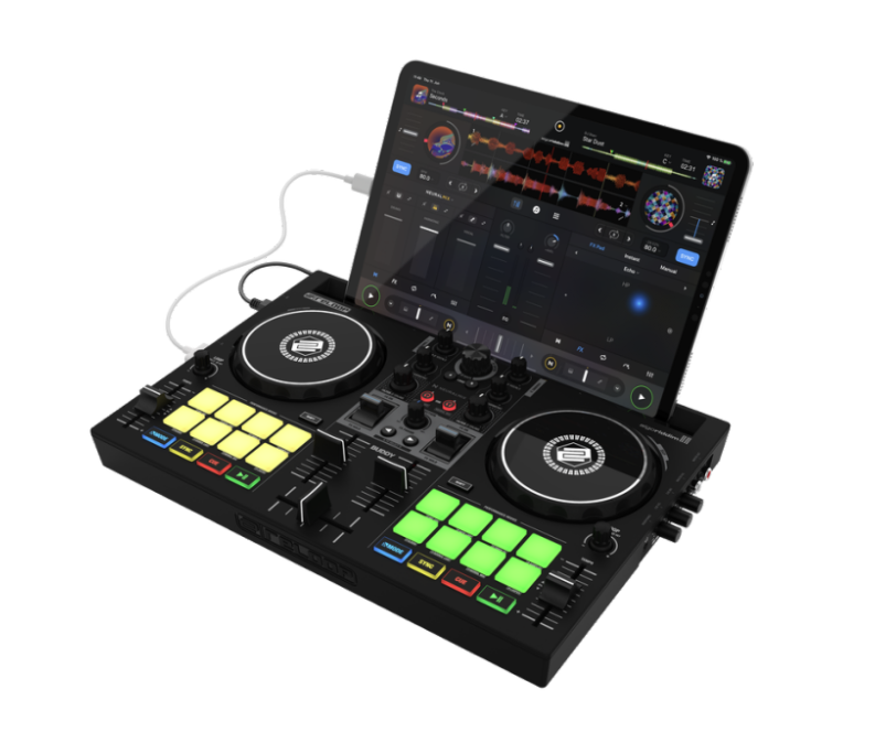 Reloop BUDDY Compact 2-Channel DJ Controller for Algoriddim djay