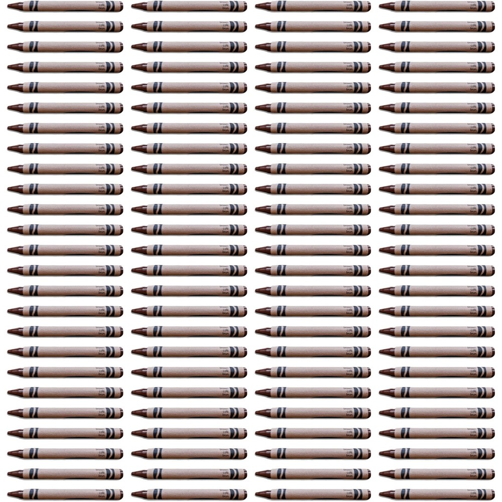 Brown Crayon Bulk Value Pack | d 100 Count