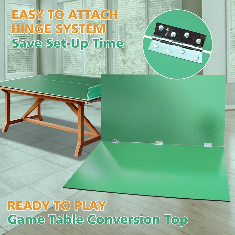 Ping Pong Table Top for Billiard Table,Foldable&Portable Ping Pong Table Topper