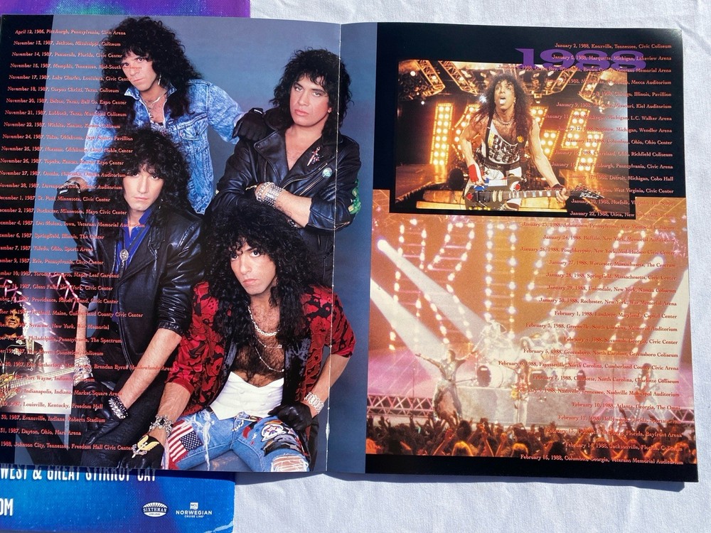 KISS Monster 2013 & Farewell Tour 2000 w/all Concert Dates Concert Programs