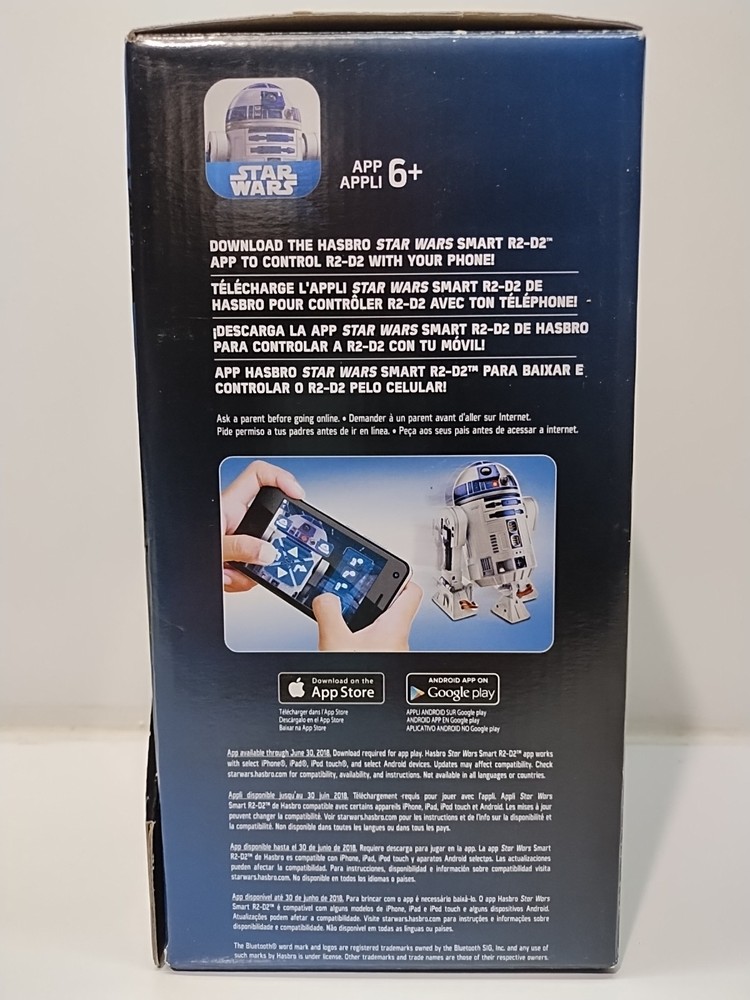 Hasbro Star Wars Smart R2 D2 Droid Bluetooth RC Remote Control Robot