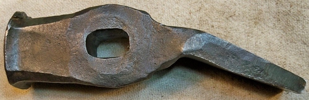 Unusual Blacksmith Hand Forged Offset Face Top Tool Head Working Anvil READ