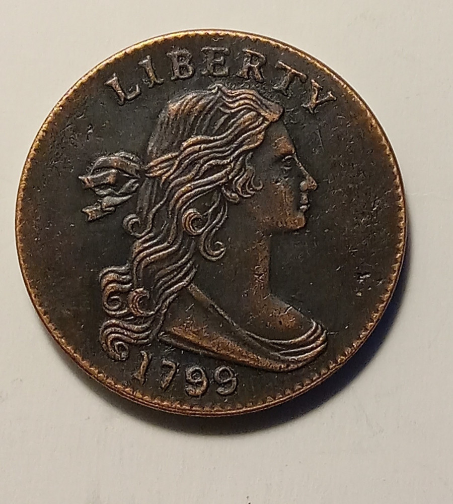 1799 Draped Bust Large Cent Coin Modern Restrike