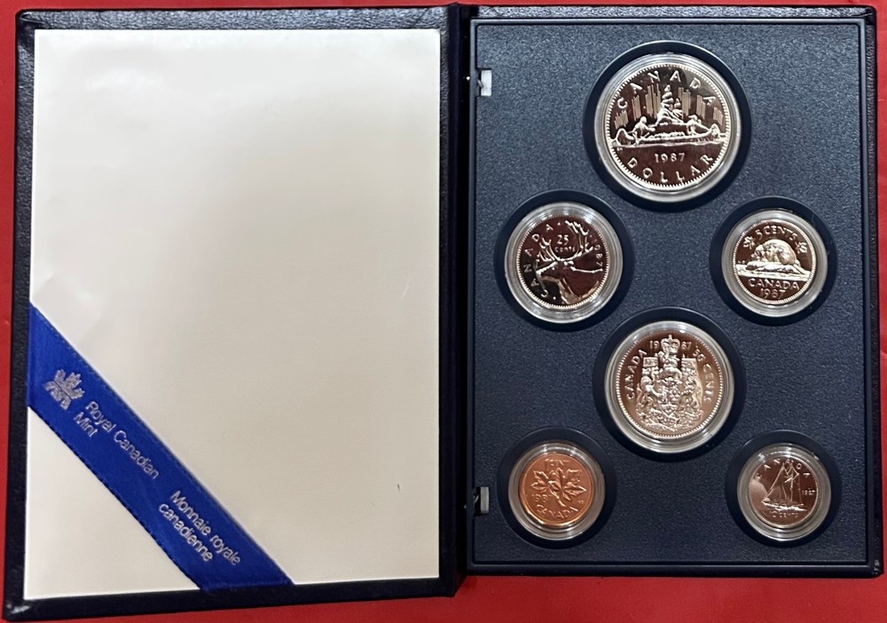 1987 Canada Specimen Set Plus COA & Box