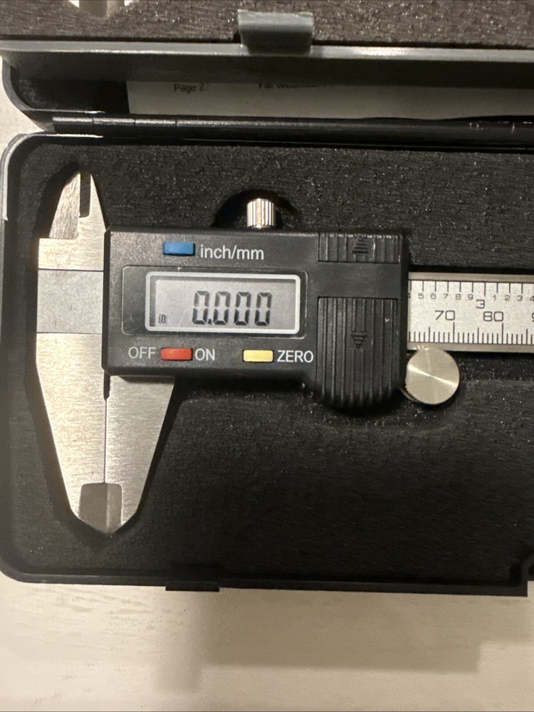 Vtg AMTOS 6" Dial Caliper . Pittsburgh