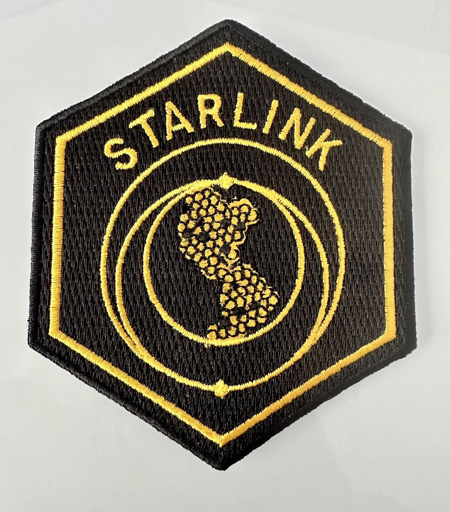 STARLINK PROGRAM FALCON 9 MISSION PATCH ANNIVERSARY EDITION 3.5” USA