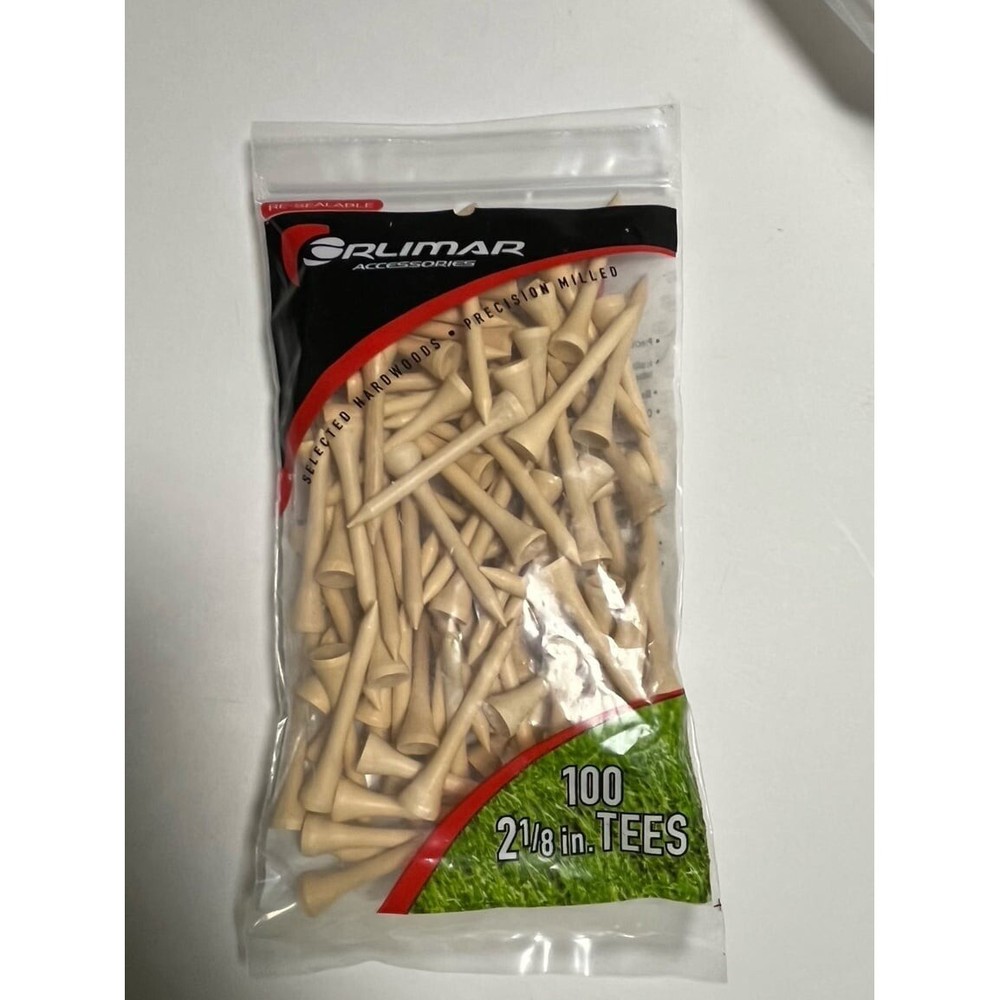 100 pack Rlimar Tees 2 1/8 in