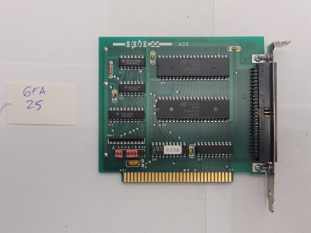 Opto22 AC5 ISA 8-Bit Adapter Card Bus Interface