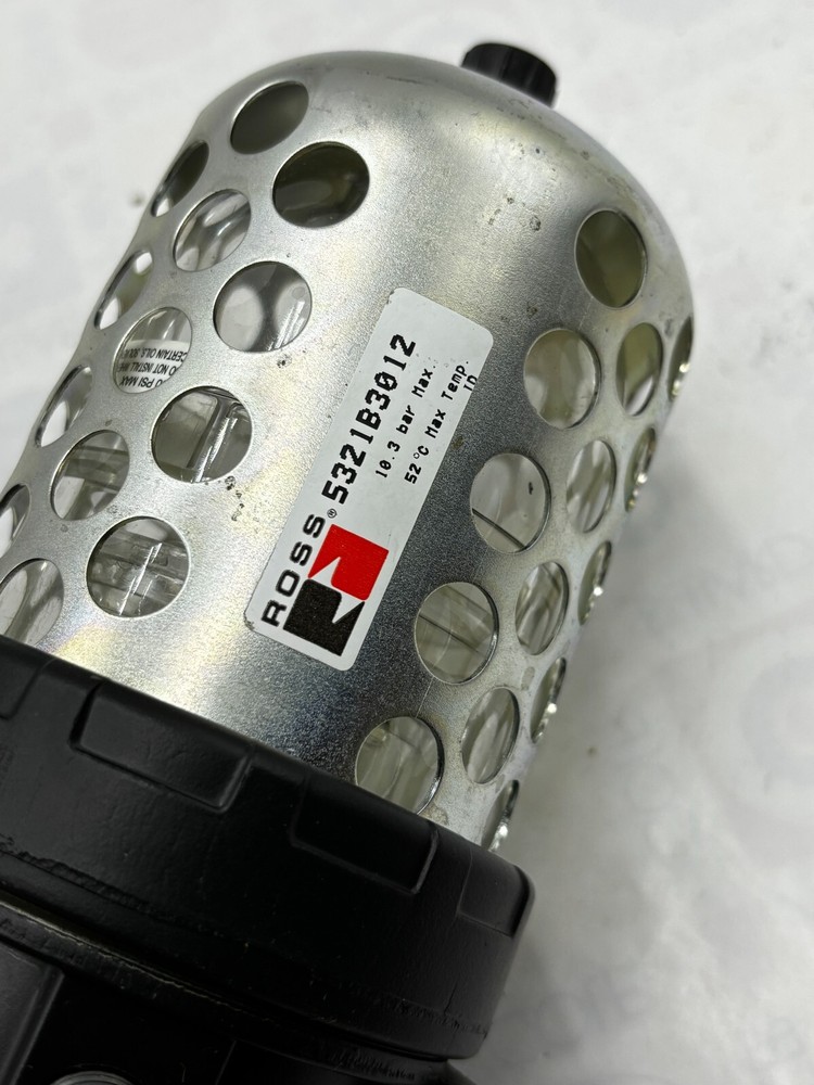 ROSS CONTROLS MODEL 5321B3012 COMBINATION FILTER REGULATOR 3/8" NPT 10.3 BAR 🎯
