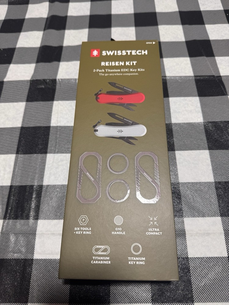 Swisstech Reisen Kit - 2 Pack Titanium EDC Key Kits