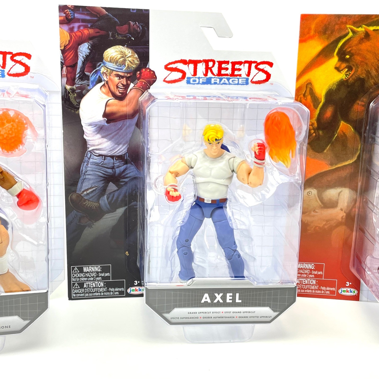 Sega Jakks Pacific Action Figure Lot Streets of Rage Altered Beast Sonic AiAi