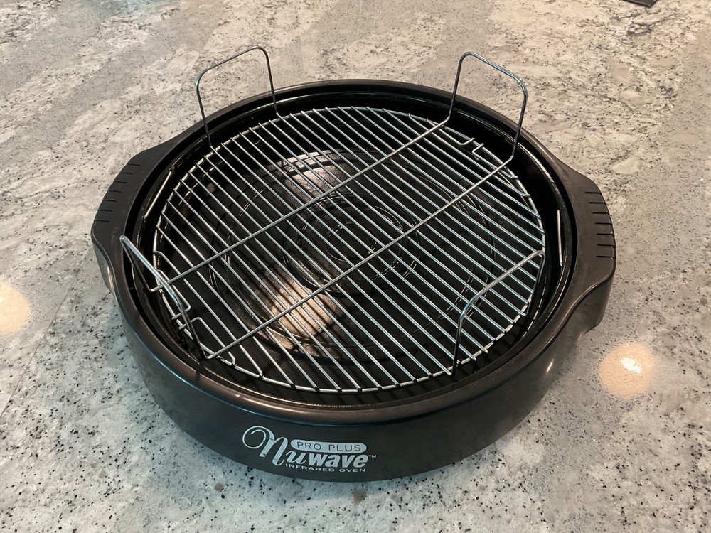 NuWave Pro Plus, Pro Plus 2, & Elite: Drip Pan, Base,  & 1”/3” Reversible Rack