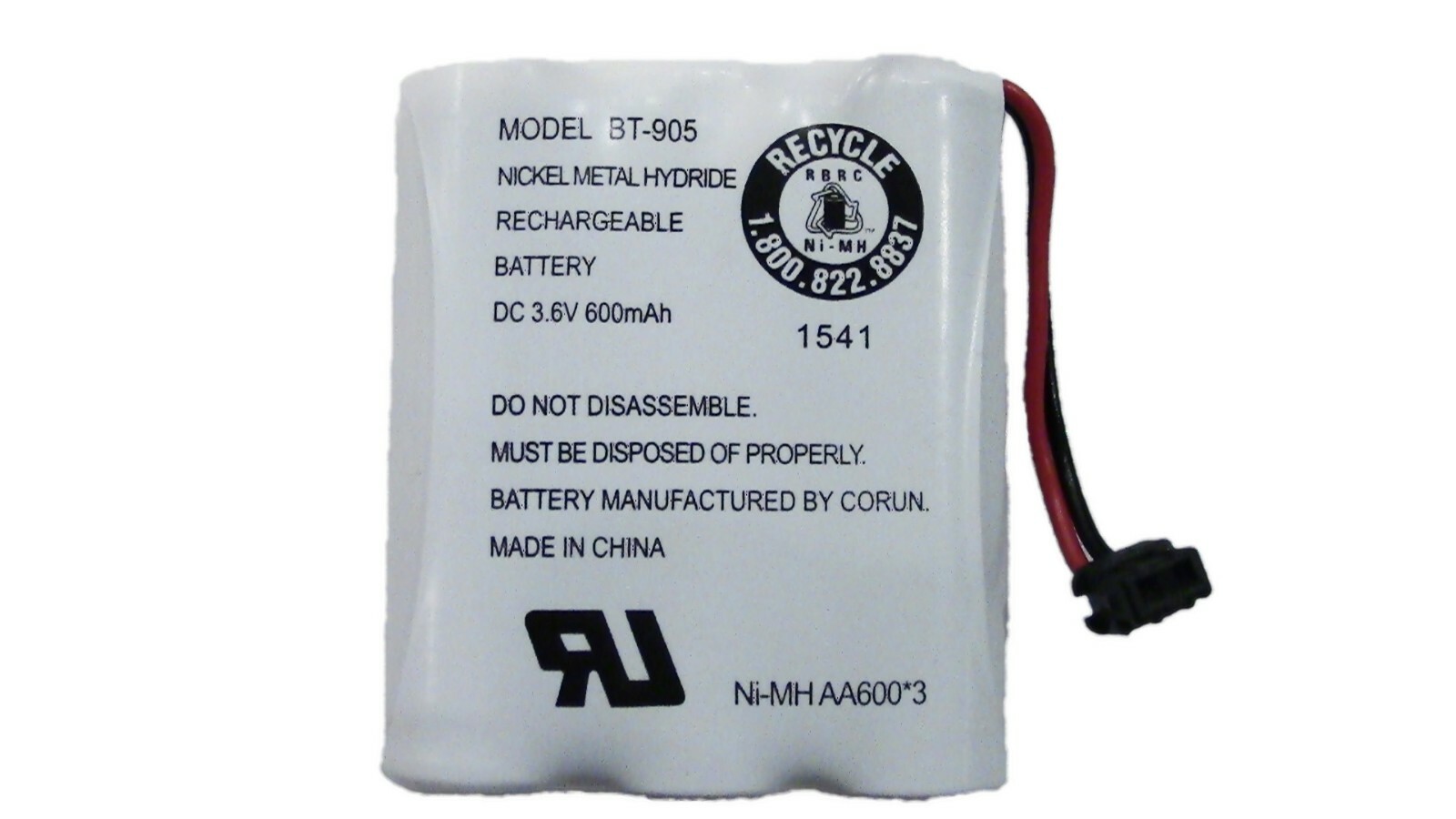 Uniden Battery BT905 BT-905 BT-1006 BT-800 BP-905 BP-800 BBTY0663001 BBTY0444001