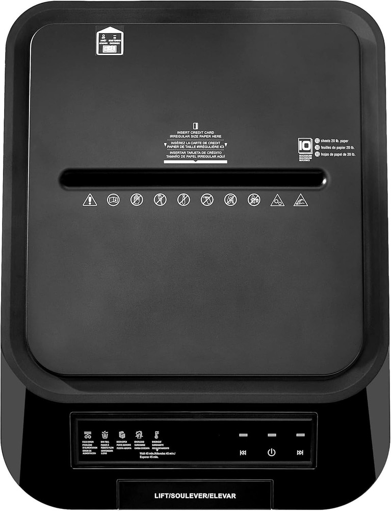 Advanced Anti-Jam Auto Feed Cross-Cut Shredder - 200 Sheets & Energy Efficient