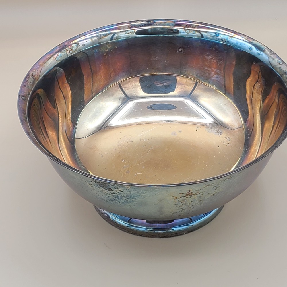 Vintage Gorham Silverplate YC780 Footed Serving Bowl