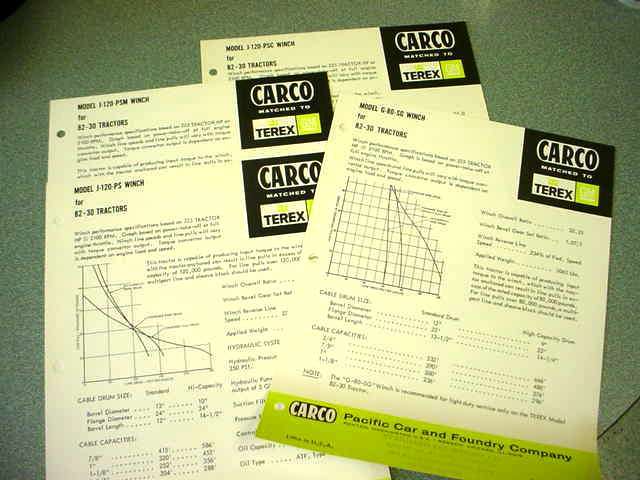 12 Piece Older Construction Literature Asst Euclid, Terex, Ware CHEAP!