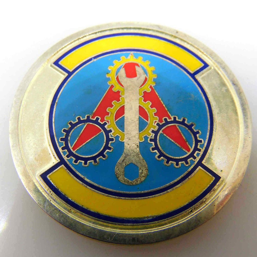 WORLD GREATEST MAINTENANCE SQUADRON DYESS AFB TX CHALLENGE COIN