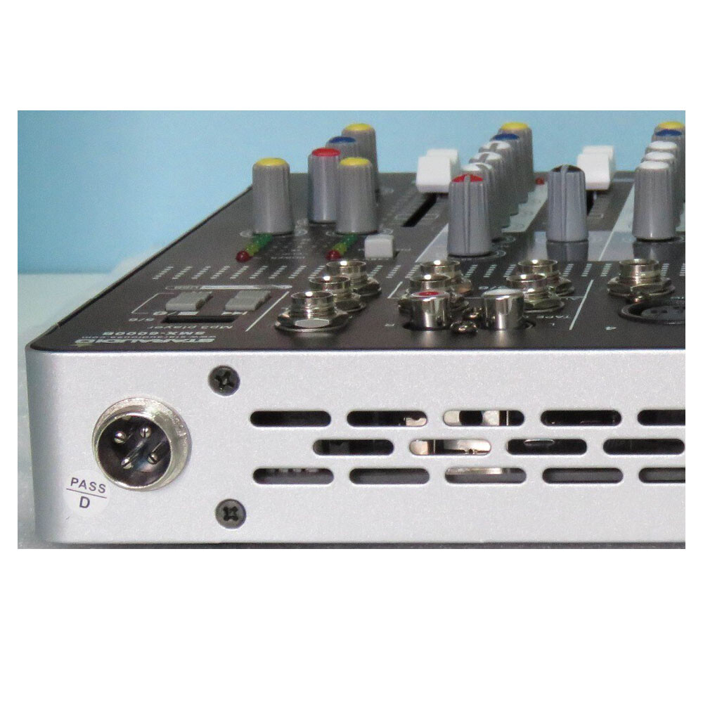 6 Channel Audio Sound Mixer Function Recording Mixing Console Effects USB Mix
