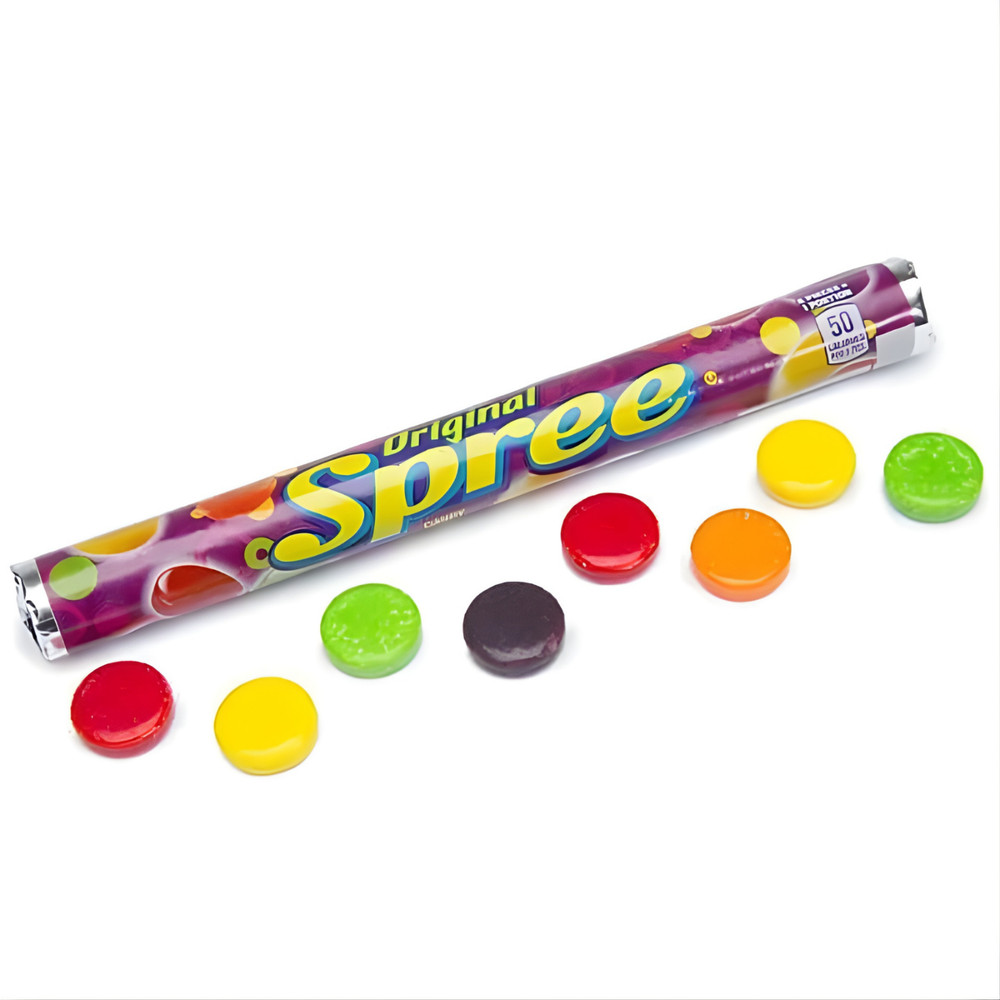 Spree Original Candy | 1.77 oz Tubes | 6 Pack