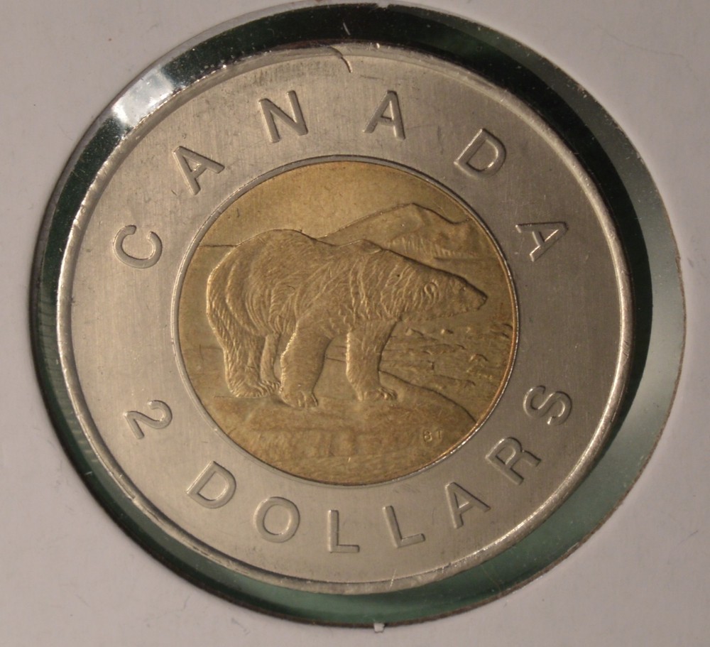 2007 - Canada Toonie $2 Dollar  - Lightly Circulated - Inv#D-252  🇨🇦
