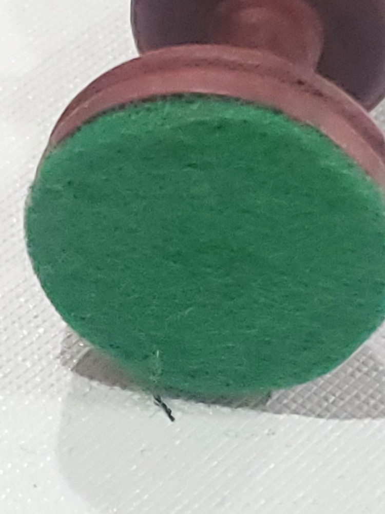 Vtg Chessmen Boxwood , Handcrafted . Unknown Maker.