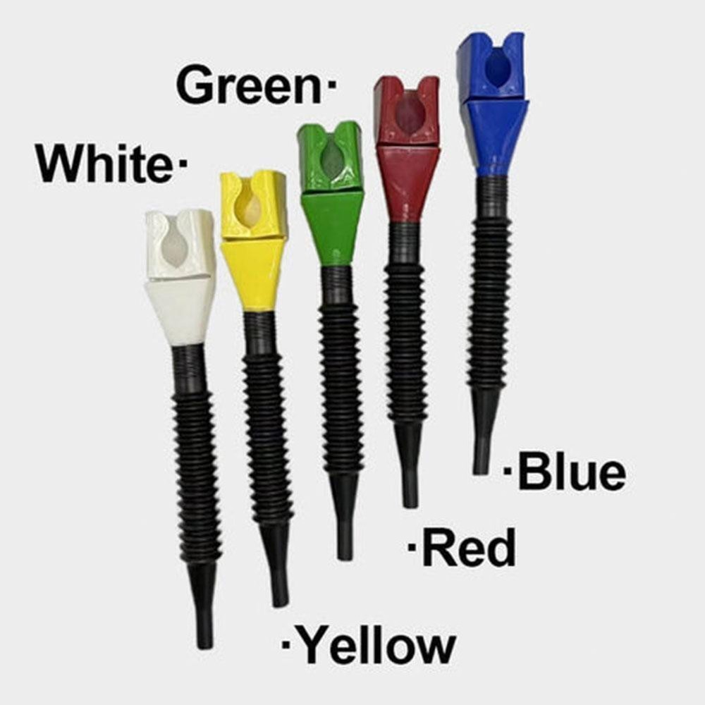 Snap Funnel Flexible Fold Multi-Purpose Oil Funnel Red Snap Funnel White