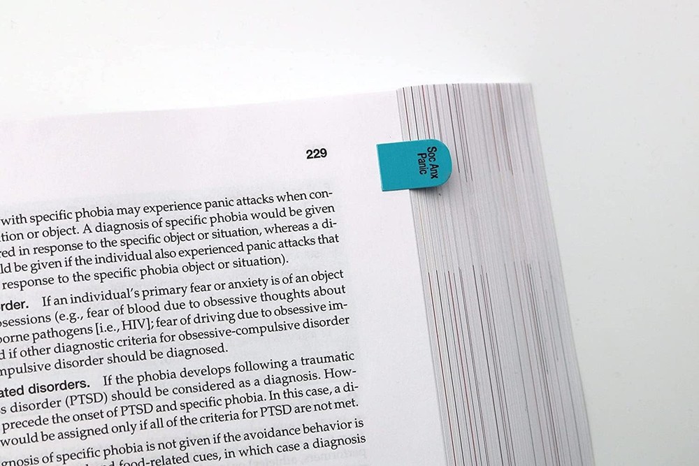 DSM-5-TR Index Tabs by TAB-IT | Color Coded by Diagnosis | Includes Easy Inst...
