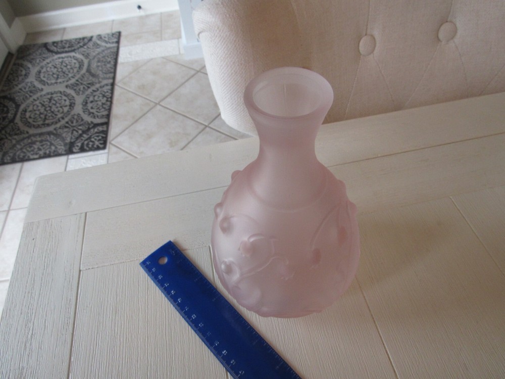 Pink Hobnail Decorative Vase