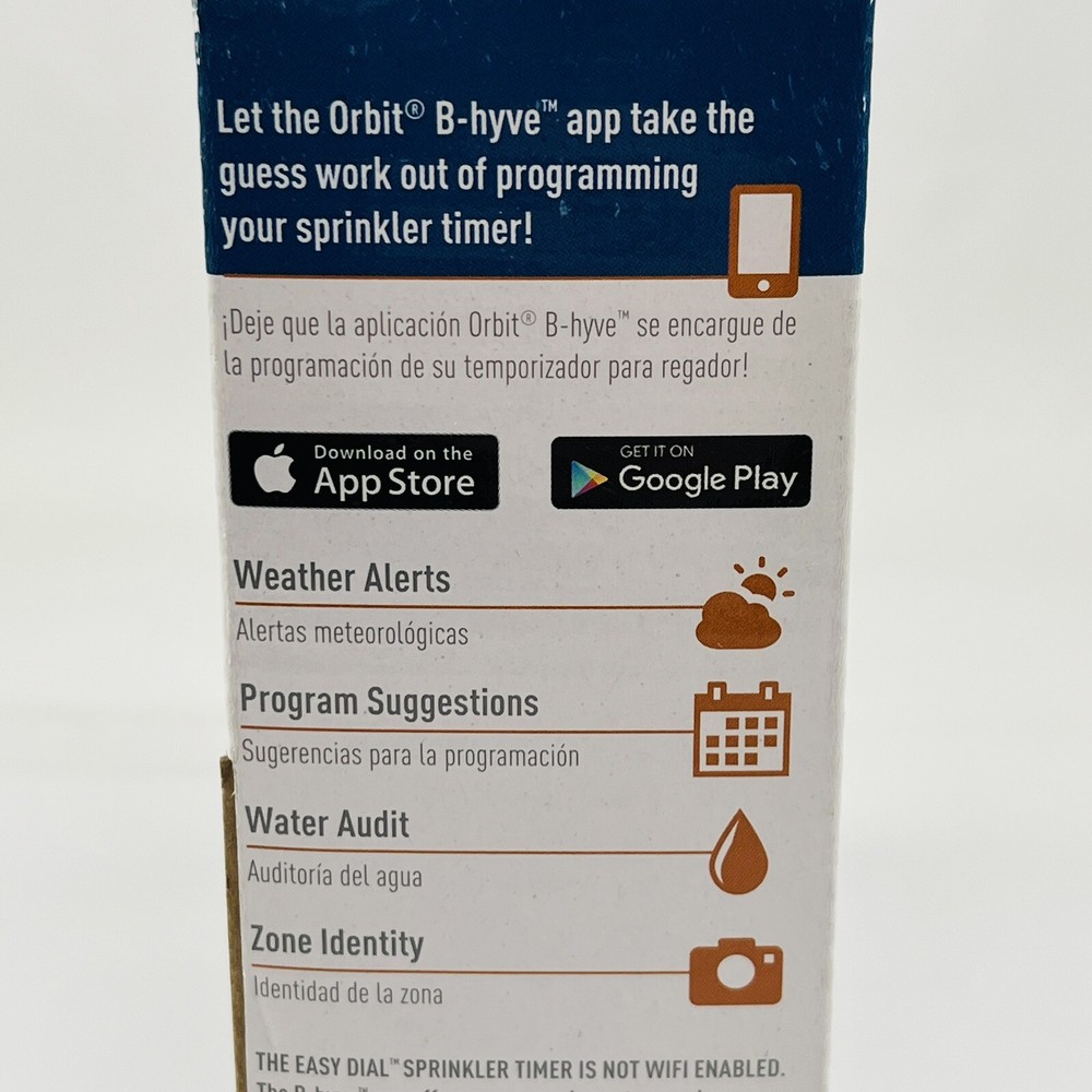 Orbit Easy Dial Sprinkler Timer 4 Station Easy Dial 28964 Simple Programming