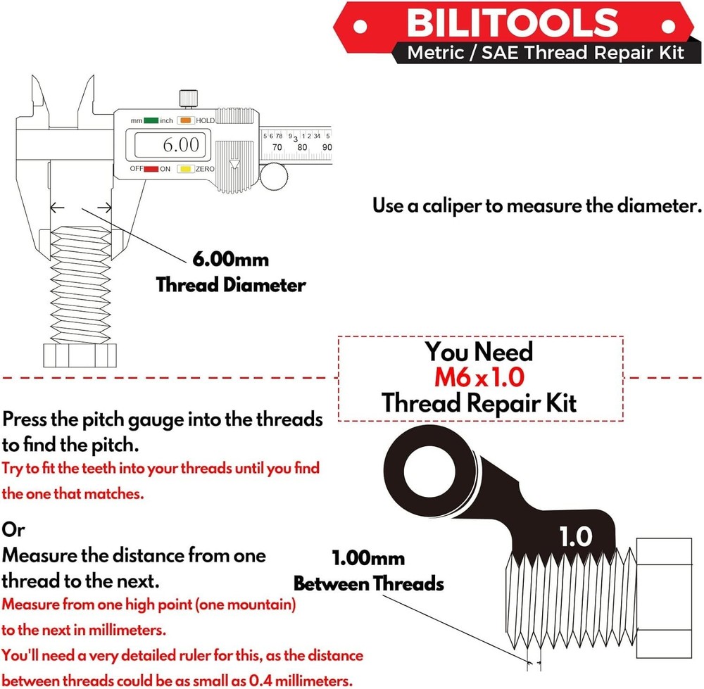 M11x1.5 Helicoil Thread Repair Kit - Quick & Efficient Stripped Thread Solutions