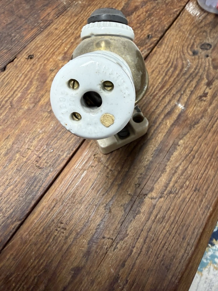 Antique Perkins Electric Attachment Plug