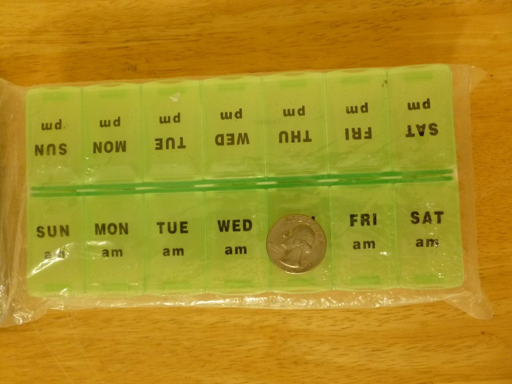 Twice-A-Day Weekly Pill Organizer
