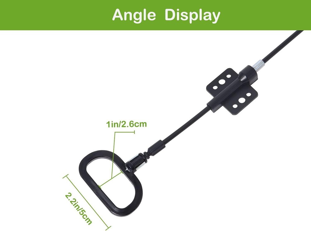 44.5" Recliner Pull Cable – Universal Replacement D-Ring Handle for Sofa Chair