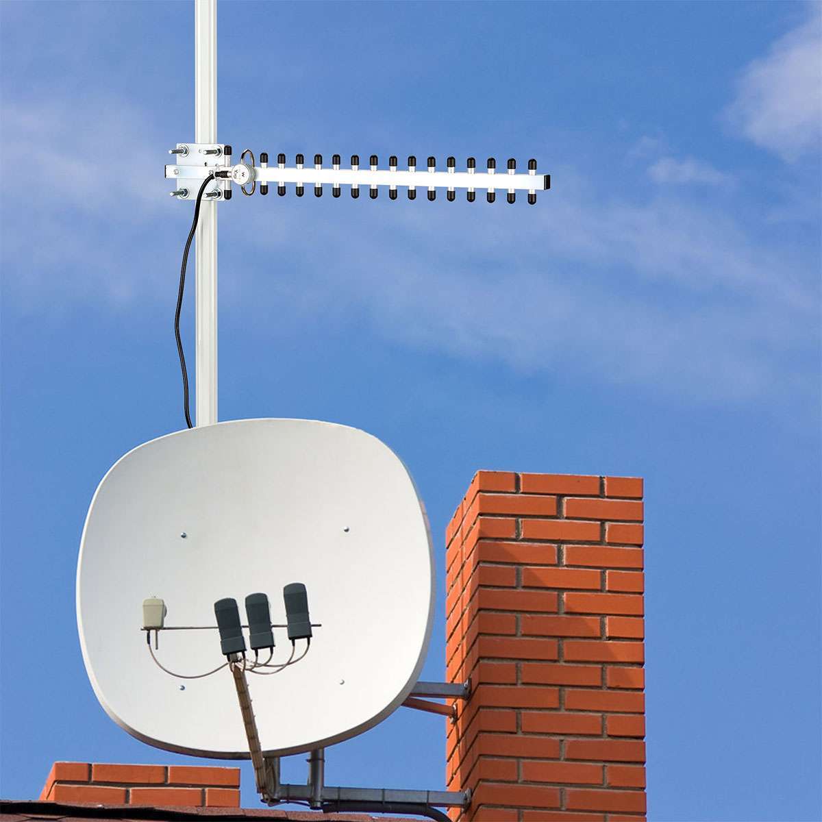 2.4GHz Yagi WiFi Antenna 25dBi Outdoor Directional Signal for Wireless Router