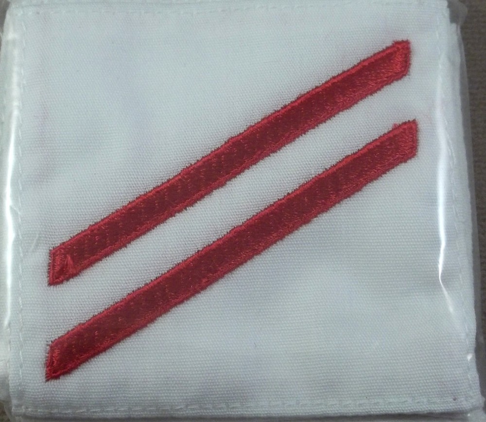 US Navy E-2 Fireman Apprentice White Poplin Group Rate