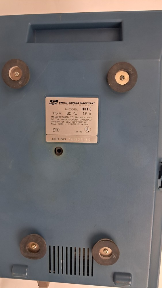 Vintage 70s Smith Corona Adding Machine Marchant 1011-E *UNTESTED AS IS*