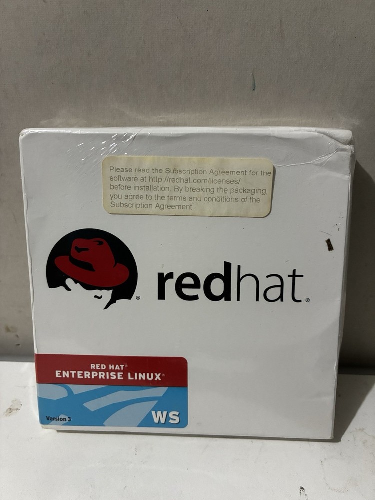 RED HAT ENTERPRISE LINUX VERSION 3 WS 0C5130 REDHAT - NEW SEALED