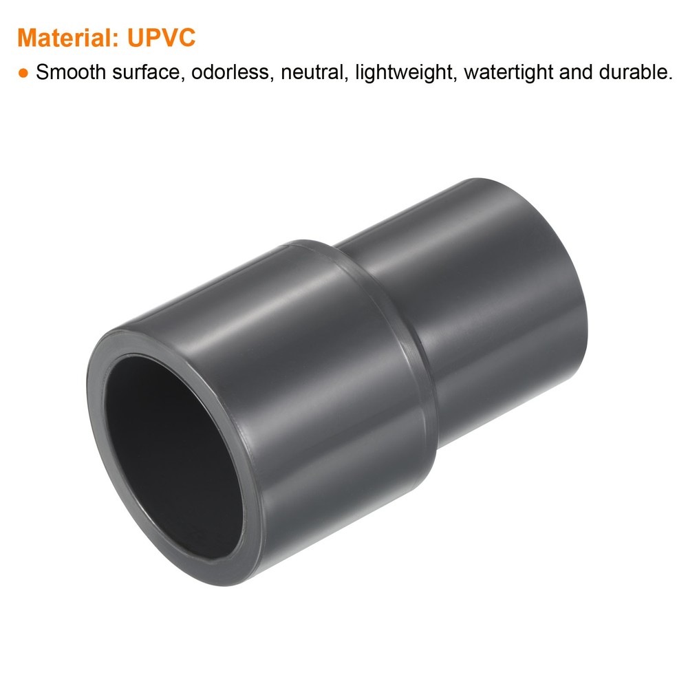 UPVC Fitting Pipe Reducer 3/4"x1/2" 5pcs Straight Coupling