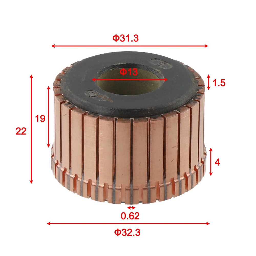 Efficient 28P Teeth Electric Motor Commutator Compatible with Multiple Devices