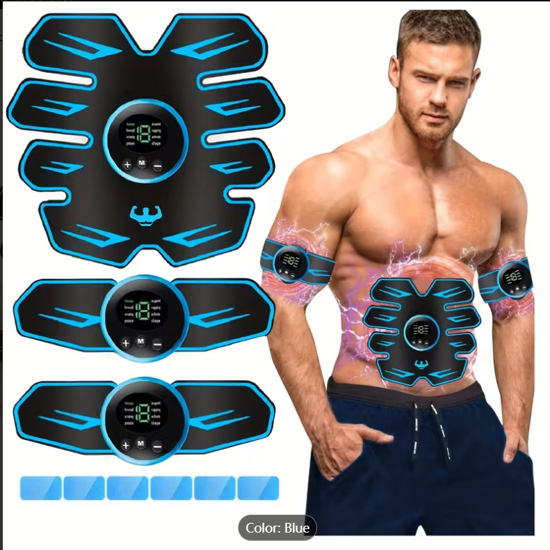 2025 Muscle Stimulator EMS Ab Trainer Tens Unit Portable Stimulater Abs Massager