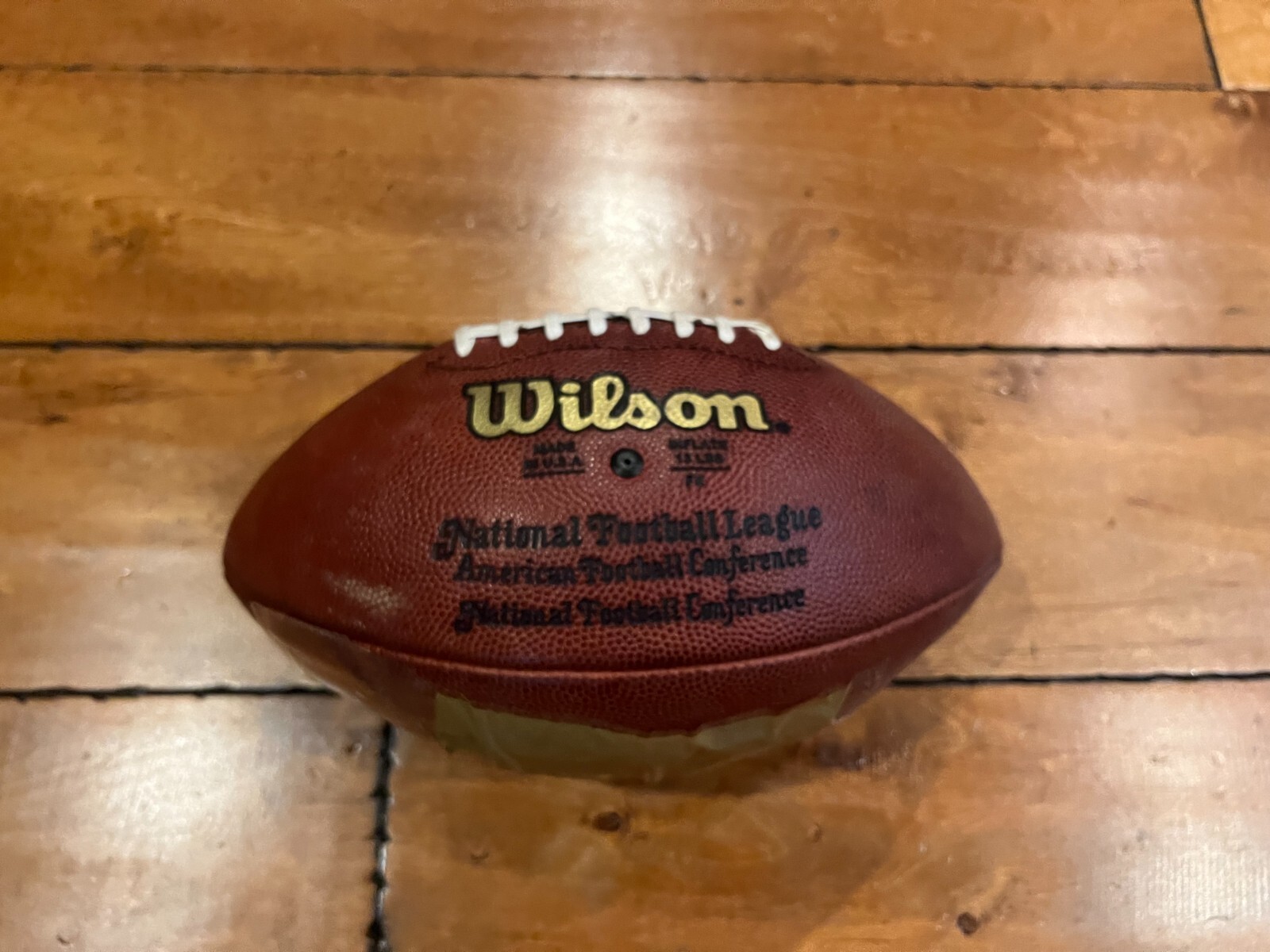 2000'S PHILADELPHIA EAGLES VS DALLAS COWBOYS GAME USED WILSON FOOTBALL