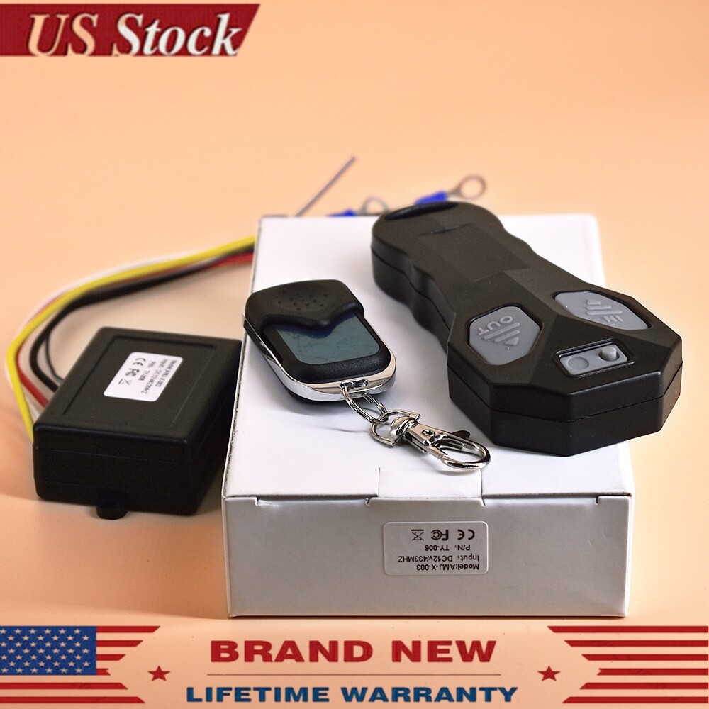 Wireless Winch Remote Control Kit DC12V Switch Handset For Jeep ATV SUV Truck