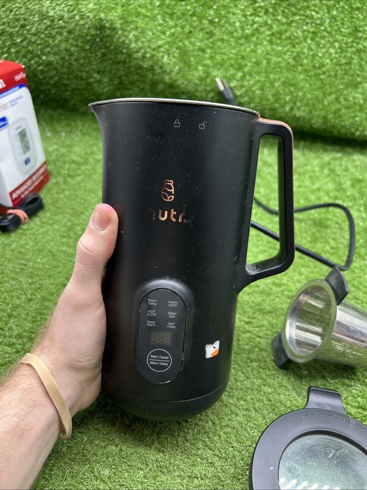 Nutr N2B Single Serving Nut Milk Maker Machine Blender Black. S2