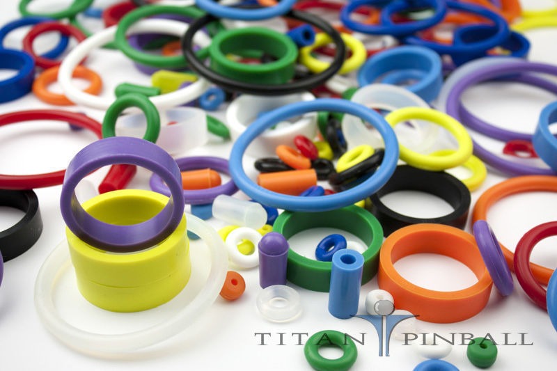 Universal Pinball Machine Rubber Ring Kit - Titan Competition Silicone - PINK