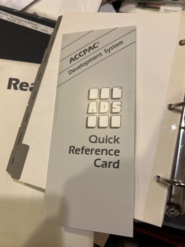 RARE BRAND NEW CA Accpac Development System. Plus Series. Never Used. Disks.